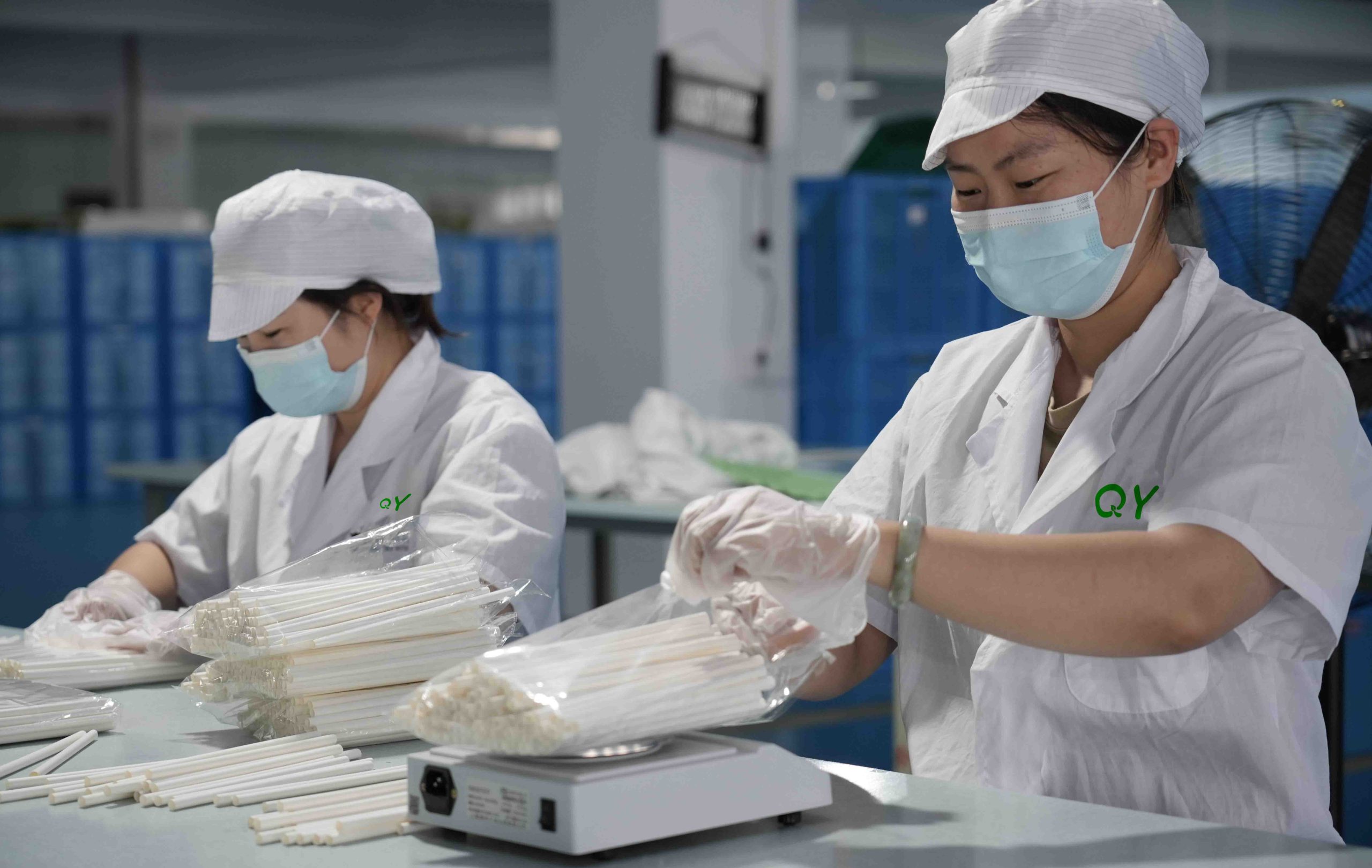 Qianyi high‑precision paper‑straw production workshop